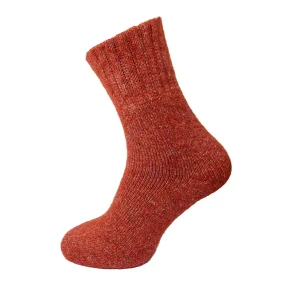 Brown thick wool blend socks size 8 to 12