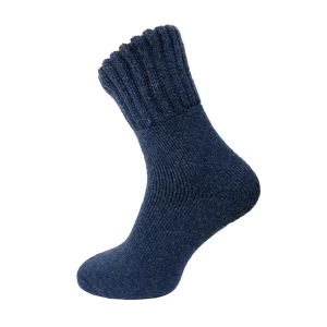 Blue thick wool blend socks size 8 to 12